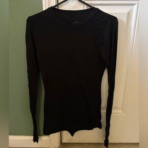Cuddl Duds Black Softwear Top
